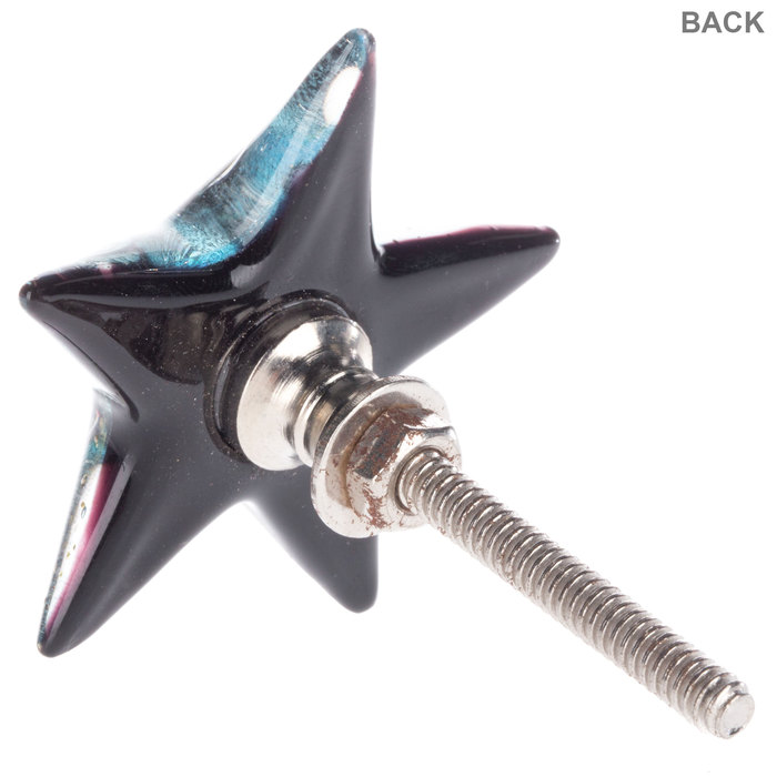 Blue Glass Star Knob Hobby Lobby 1194612